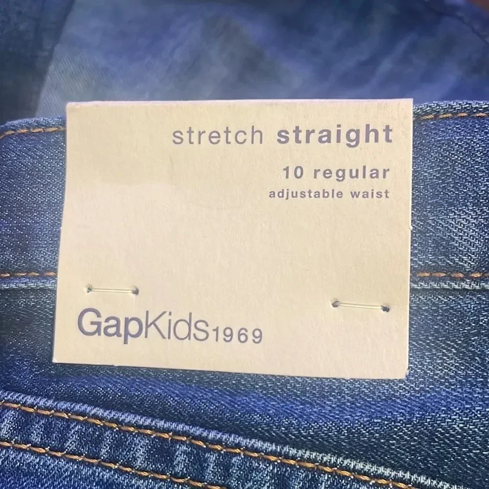 Gap kids stretch straight leg jeans